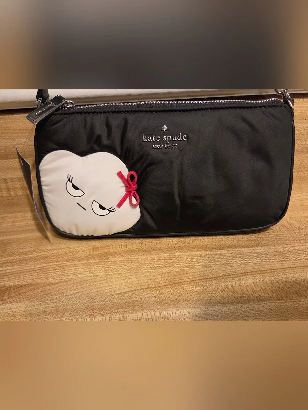 Kate Spade NWT Monster Puffer Pouchette/Wristlet